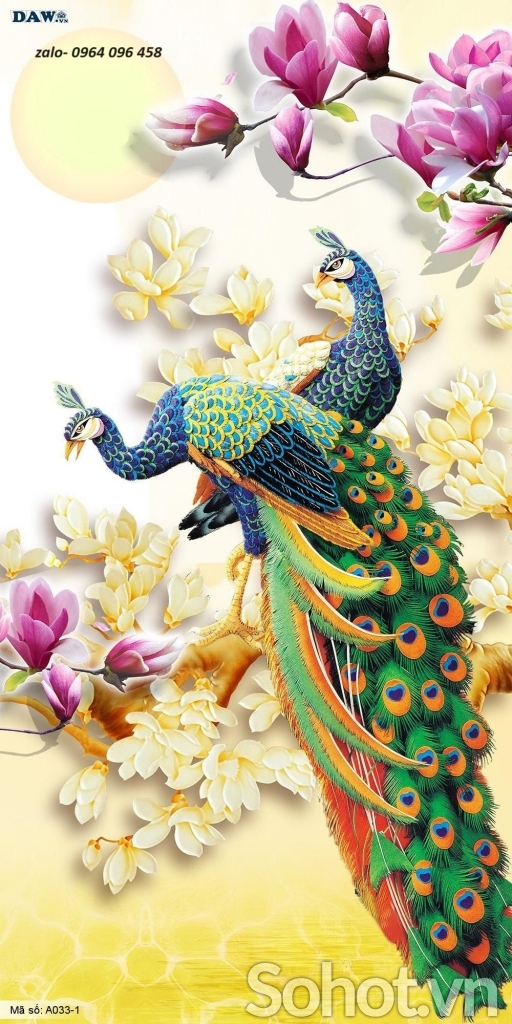 Tranh gạch 3d ốp tường hành lang - sảnh - DSZX2