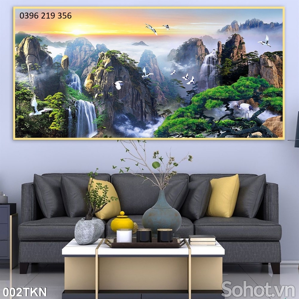 Tranh gạch men 3D ốp lát tường