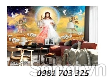 Tranh Công Giáo-tranh gạch men ốp tường