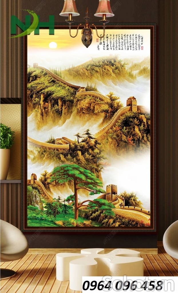 Tranh gạch vạn lý trường thành - DSCX42