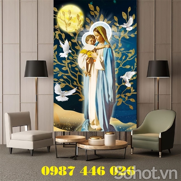 Gạch tranh công giáo thiên chúa HP272