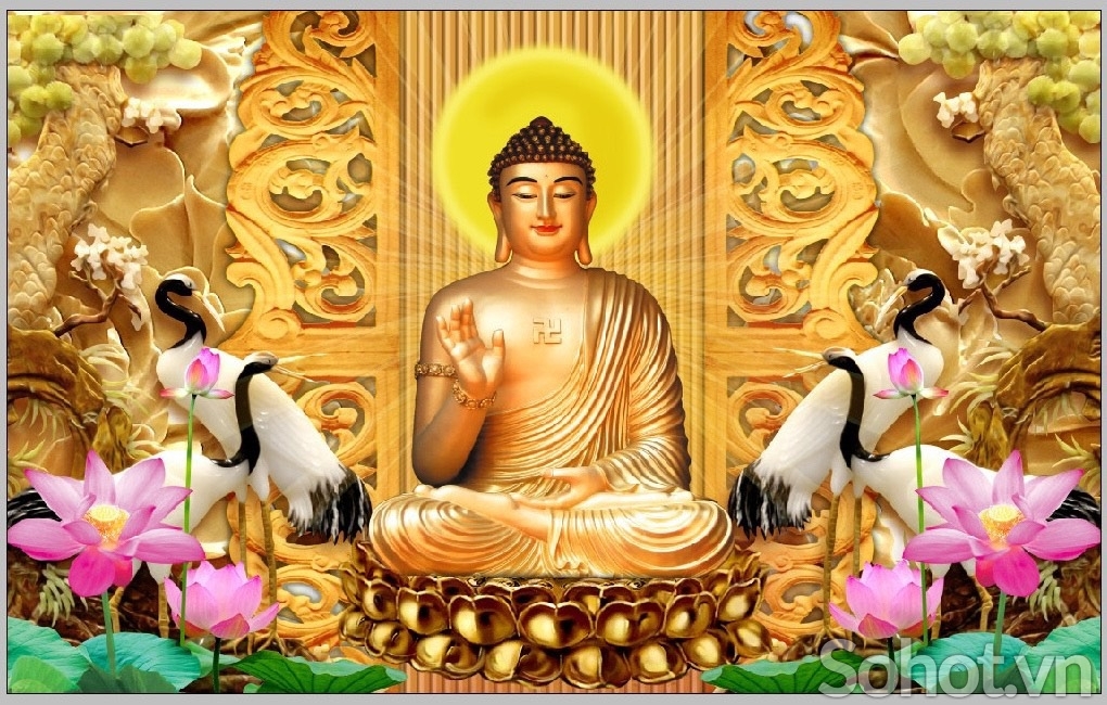 tranh phòng thờ, gạch tranh Phật giáo