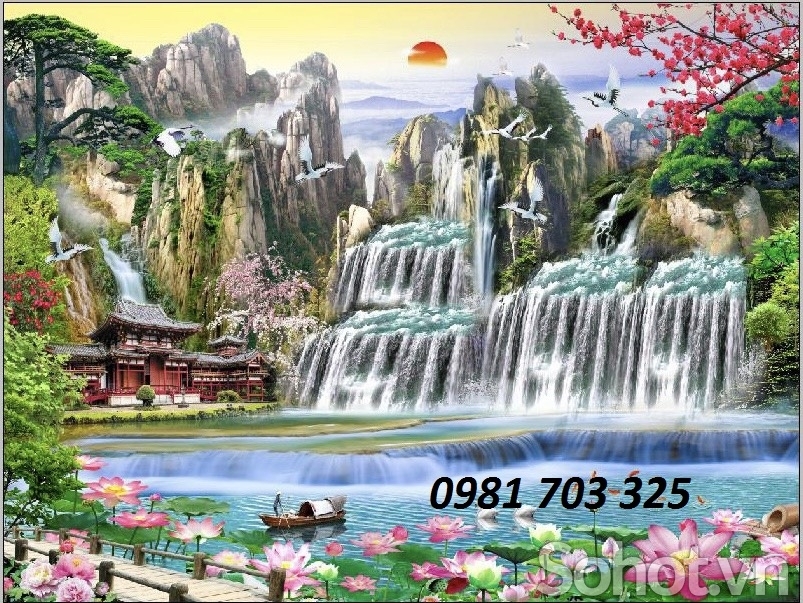 Gạch tranh 3D ốp tường