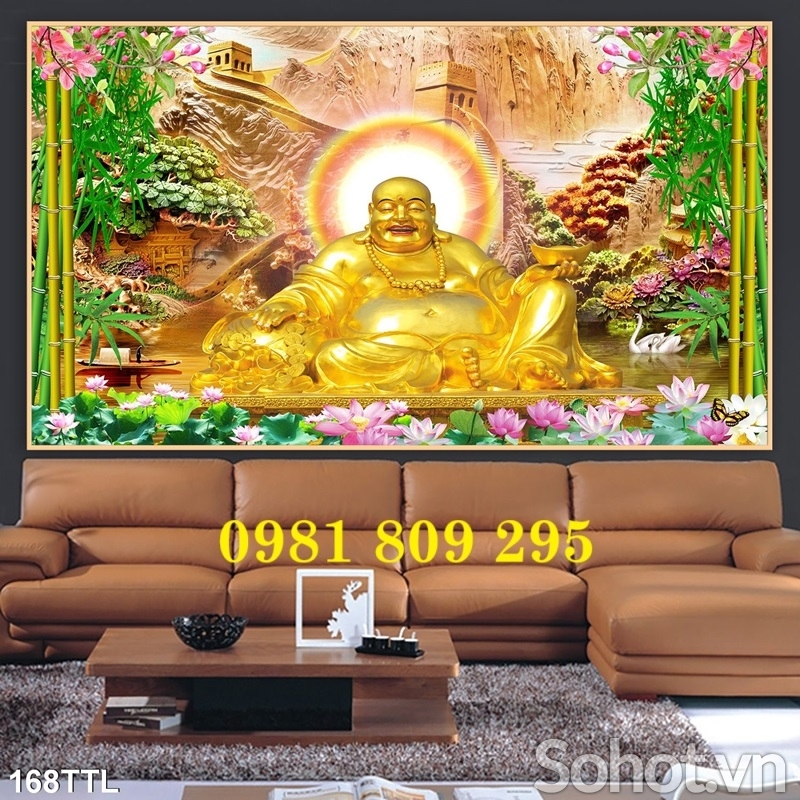 Tranh gạch thần tài