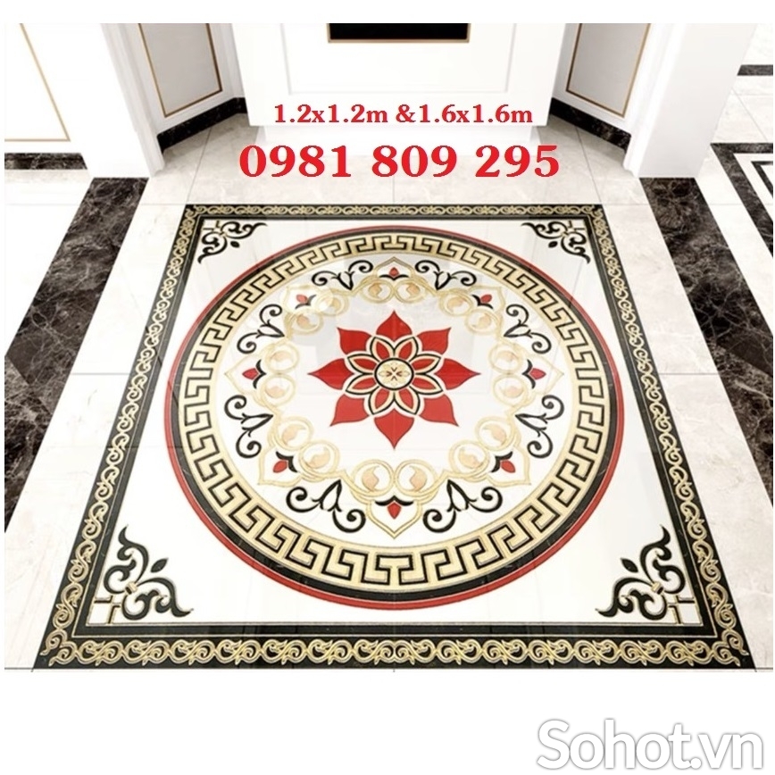 Gạch thảm vuông lát nền sảnh HP8669