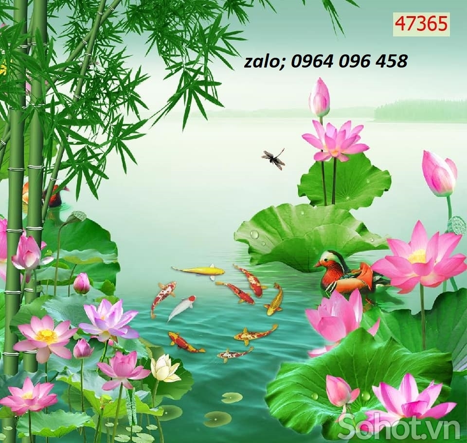 Gạch tranh phong cảnh đồng quê 3d - MBN84