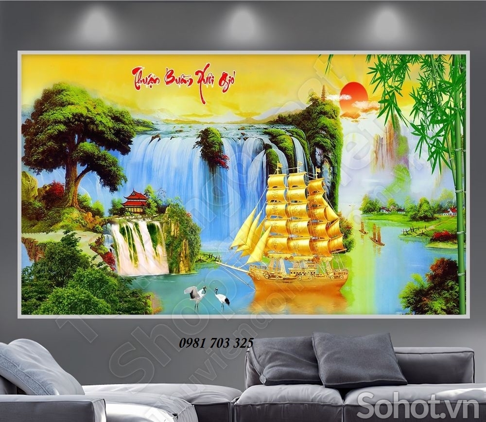 Tranh gạch 3D phong thủy