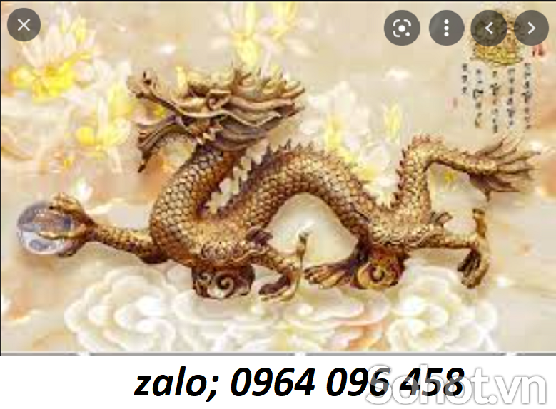 Tranh gạch 3d rồng phượng - CVC4