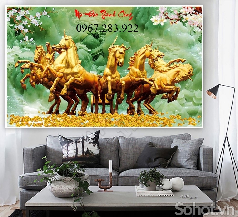 Tranh 3D- Tranh mã đáo thành công