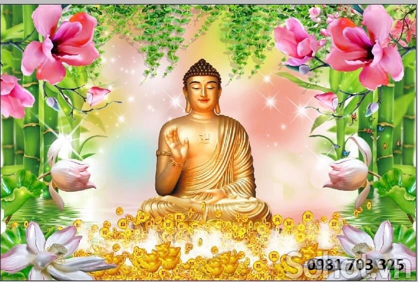 Tranh phòng thờ- Tranh Đức Phật