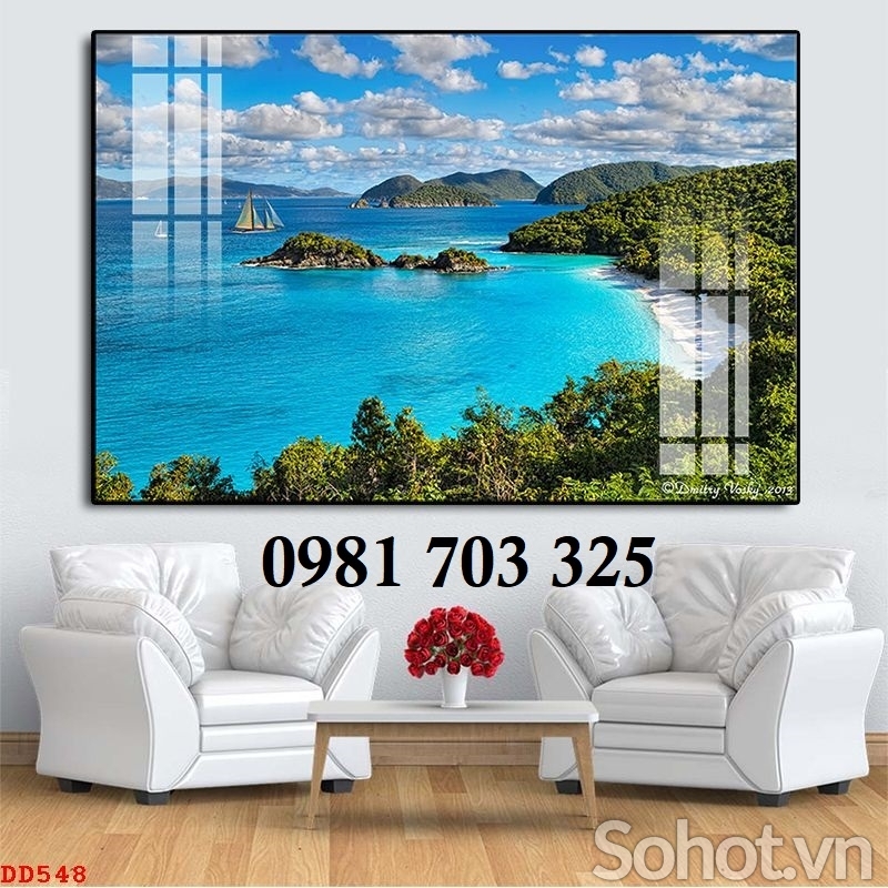 Gạch trang trí cảnh biển đẹp