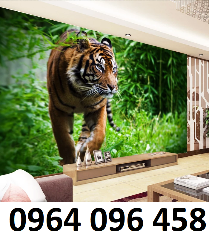 Tranh gạch 3d con hổ - 433XC