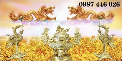 Tranh gạch men phòng thờ HP0822