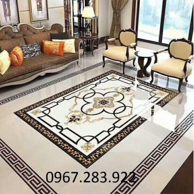 Thảm gạch nền phong cách trang trí phòng