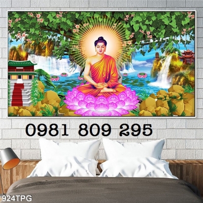 Gạch tranh 3d phật - tranh gạch men