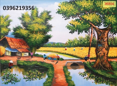 Tranh hình đồng quê đẹp 3D
