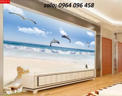 Tranh gạch 3d phong cảnh biển - SCX72