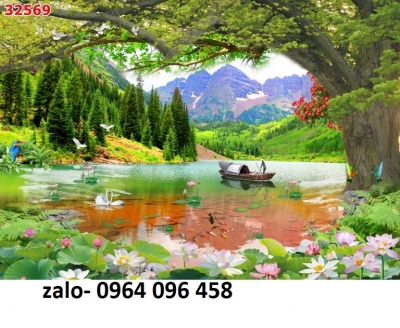 Tranh gạch 3d ốp tường phòng thờ - SDX42