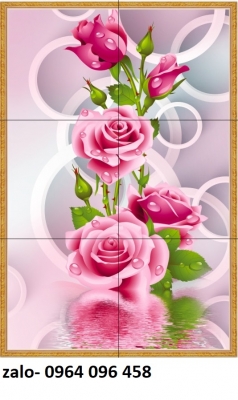 Tranh gạch 3d hoa hồng - CMM09