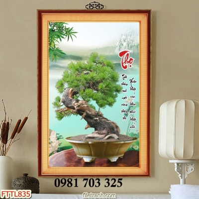 Tranh hoa mai phong thủy 3D