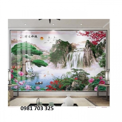 Gạch tranh phong cảnh -tranh trang trí phòng