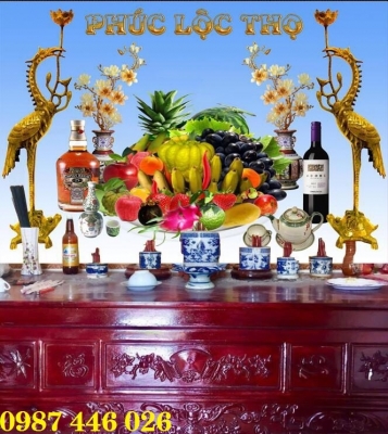 Gạch tranh ban thờ, tranh gạch men tường