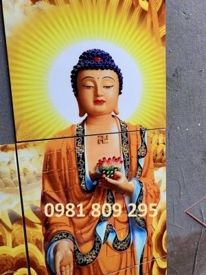 gạch tranh - tranh gạch 3d phật