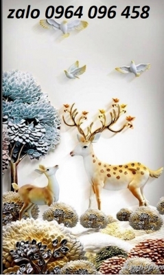 Tranh gạch 3d trang trí phòng khách - LKJ87