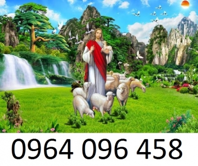 Tranh gạch 3d thiên chúa - DXBB84