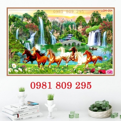 Gạch 3d mã đáo , tranh gạch ngựa