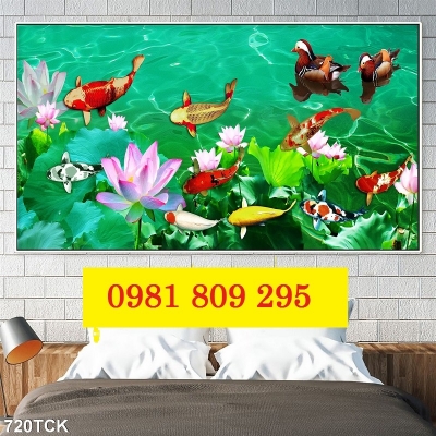 Gạch tranh cá chép