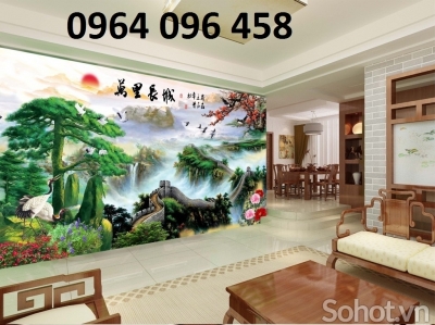 Tranh gạch 3d vạn lý trường thành - XVC87
