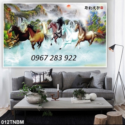 Gạch mã đáo thành công 3d- Tranh tường