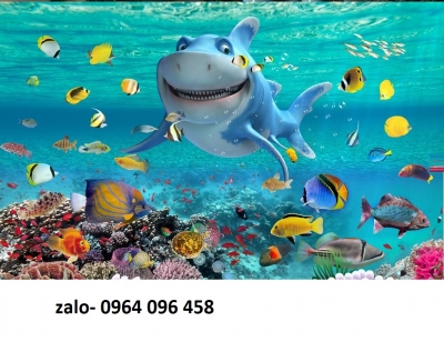 Tranh gạch cá heo đại dương - 222XC