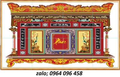 Tranh gạch ốp tường phòng thờ 3d - 98CNM