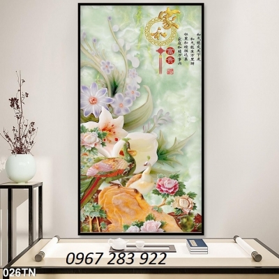 Tranh phòng khách họa tiết 3d đẹp