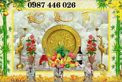 Gạch tranh phòng thờ HP9824