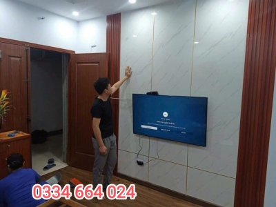 Tấm ốp tường nhựa sạch đẹp