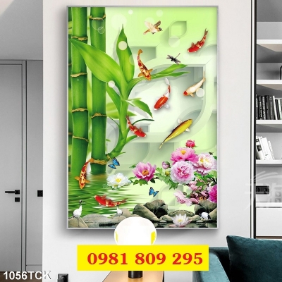 Tranh gạch , mẫu gạch tranh ốp tường mới nhất