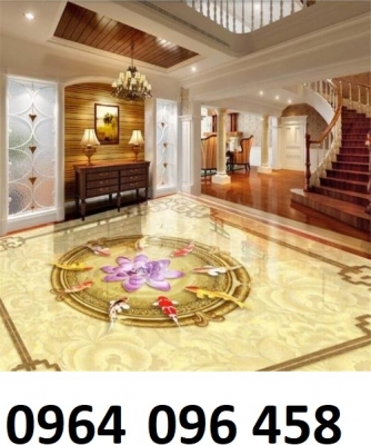 Gạch lát sàn 3d phòng khách - NMMM04