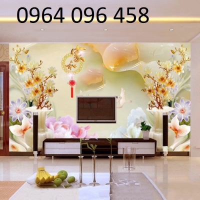 gạch tranh dán tường 3d tranh ngọc - DD3