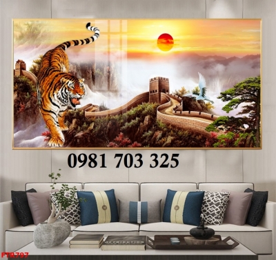 Tranh gạch đẹp 3d rồng phượng