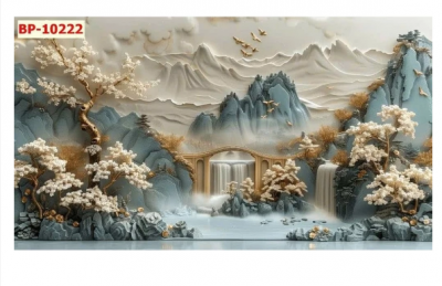 Tranh gạch 3d trang trí phòng khách - BNM84