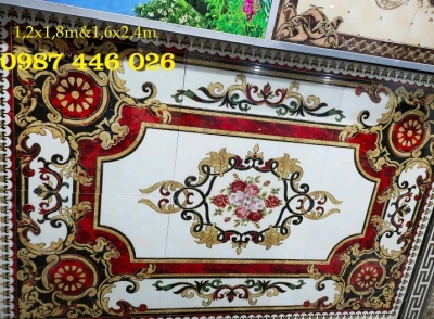 Gạch thảm khắc vàng chữ nhật HP9282