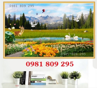 Tranh gạch 3d phong cảnh