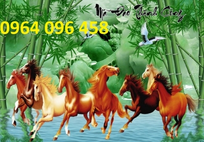 Tranh gạch 3d mã đáo thành công - MBC522