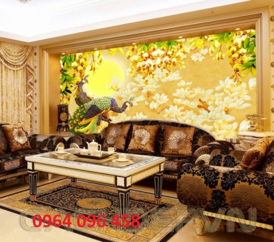 Tranh gạch 3d trang trí phòng khách - phòng ngủ - 63XCC
