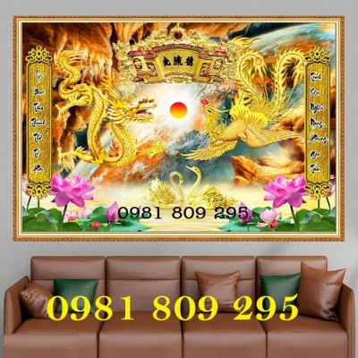 Tranh 3d rồng - gạch tranh - tranh gạch men