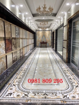 Gạch thảm trang trí phòng khách