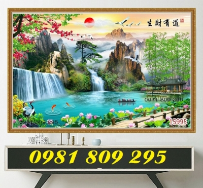 tranh phong cảnh,tranh gạch phong cảnh thiên nhiên - AAE7